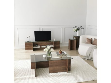 HANAH HOME TV polica Escape TV Walnut