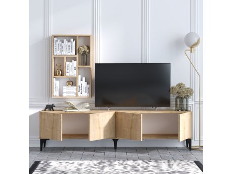 HANAH HOME TV polica Turid Sapphire Oak