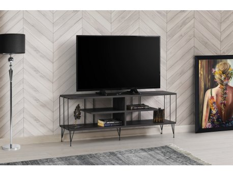 HANAH HOME TV polica Eze Dark Brown