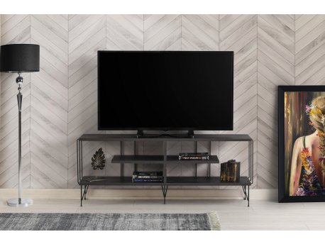 HANAH HOME TV polica Eze Dark Brown