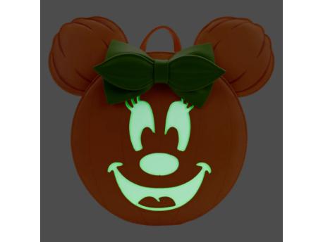 Loungefly Disney Glow Face Minnie Pumpkin Minnie - Mini ranac