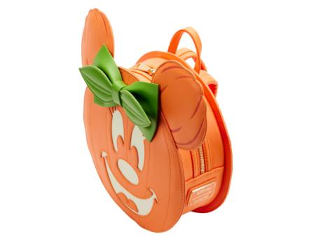 Loungefly Disney Glow Face Minnie Pumpkin Minnie - Mini ranac