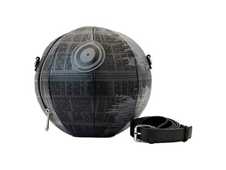 Loungefly Star Wars Return Of The Jedi 40TH Anniversary Death Star Figural Crossbody Bag