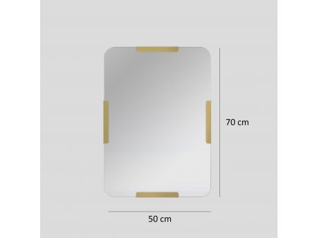 HANAH HOME Ogledalo Pera Mirror Gold