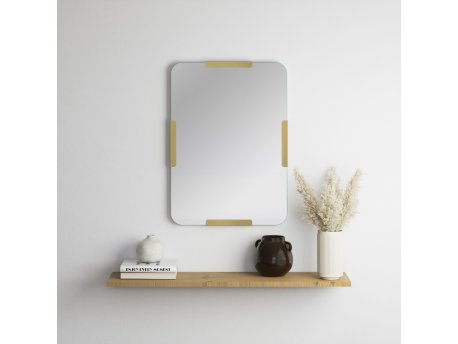 HANAH HOME Ogledalo Pera Mirror Gold