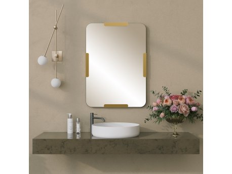 HANAH HOME Ogledalo Pera Mirror Gold