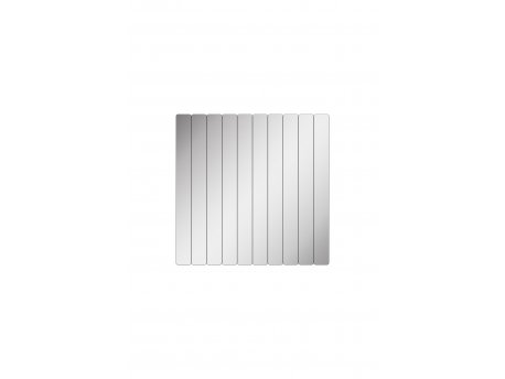 HANAH HOME Ogledalo Rectangular Stripe 5x40 cm (10 Pieces) Silver
