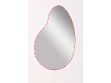 HANAH HOME Ogledalo sa LED osvetljenjem Glenia Pink