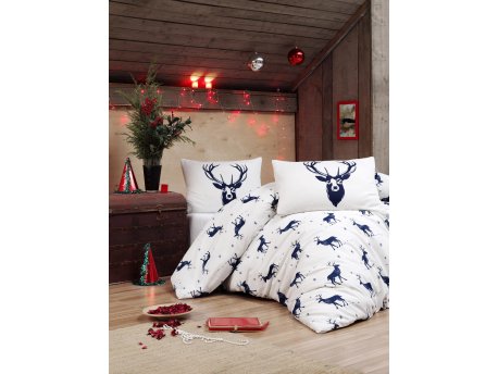 L`ESSENTIEL MAISON Posteljina (260x220) Geyik Dark Blue