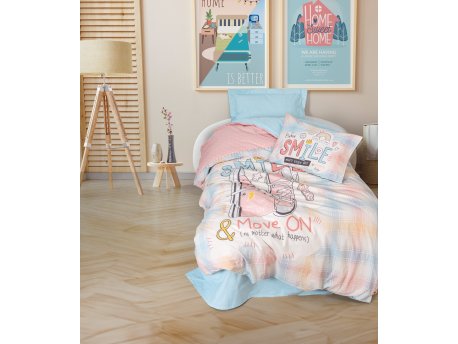 L`ESSENTIEL MAISON Ranforce posteljina (160x220) Smile Mint