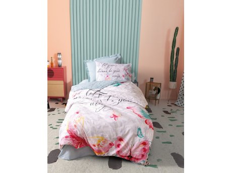 L`ESSENTIEL MAISON Ranforce posteljina (160x220) Wings Mint