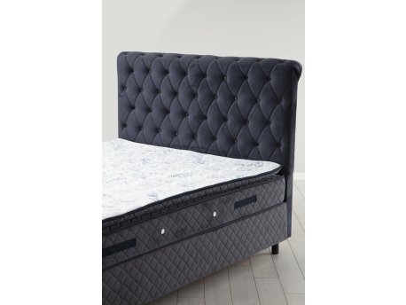 HANAH HOME Bračni krevet Sonata Set 150 x 200 v2 Anthracite