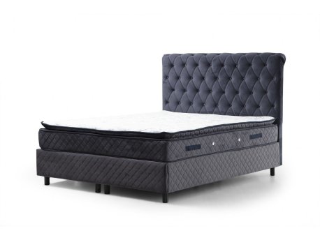 HANAH HOME Bračni krevet Sonata Set 150 x 200 v2 Anthracite