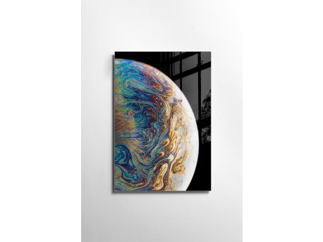 WALLXPERT Dekorativna slika od kaljenog stakla EARTH 1 (UV 512) 45 x 65cm