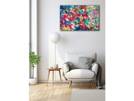 WALLXPERT Dekorativna slika od kaljenog stakla MOZAIK (0439) 72 x 46cm