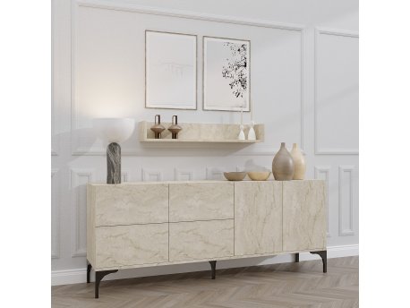 HANAH HOME Komoda Stella Travertine