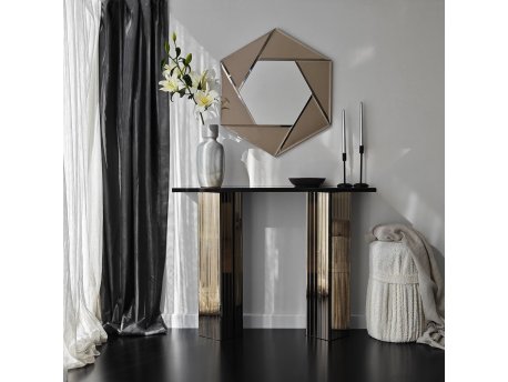 HANAH HOME Polica Dresser 2B Bronze