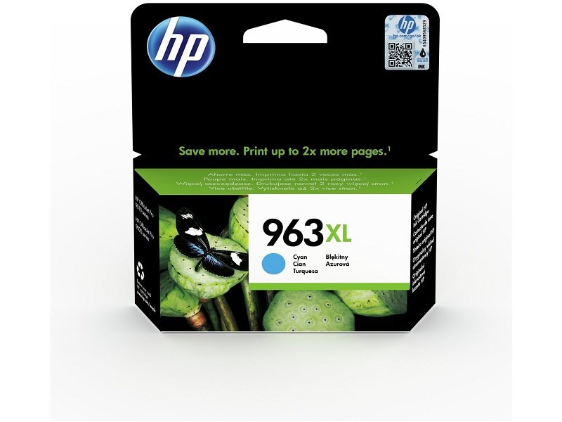 HP 963XL High Yield Cyan Original Ink Cartridge 3JA27AE