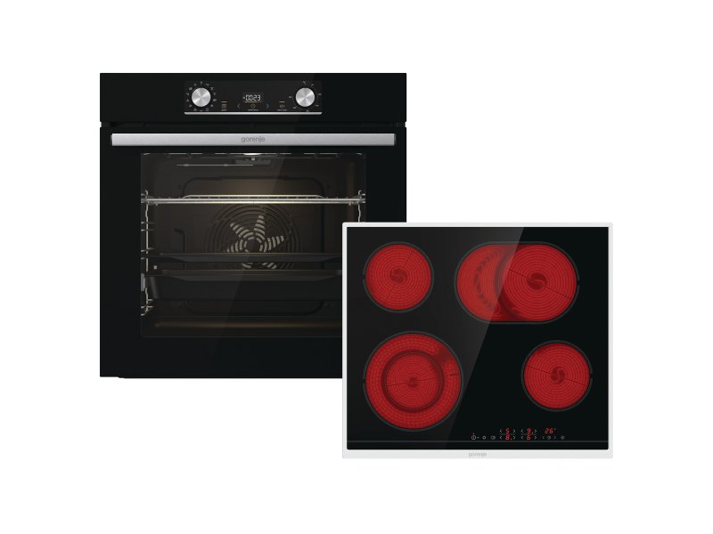 GORENJE Black steam set BOSX6737EO6BG+ECT43BX