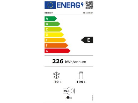 INDESIT Ugradni frižider BI 18A2 D/I