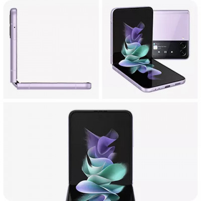 galaxy z flip 3 lavender